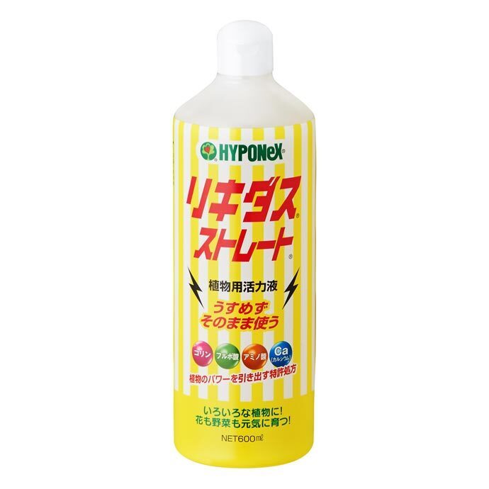 SALE／62%OFF】 ハイポネックスジャパン リキダス ストレート 植物用活力液 600ml